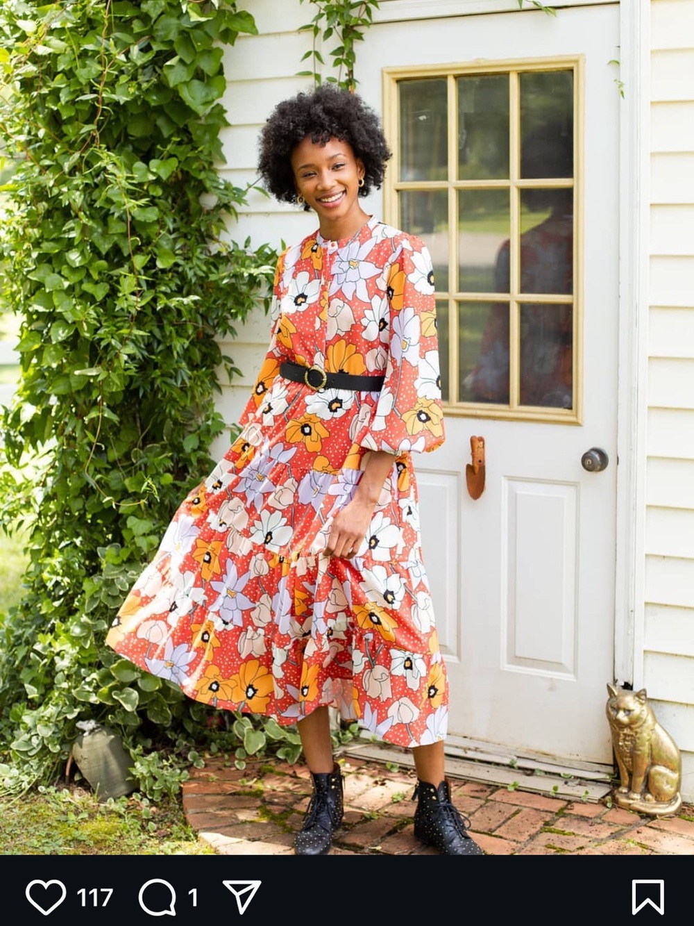 CROSBY by Mollie Burch Floral Tiered Maxi Dress